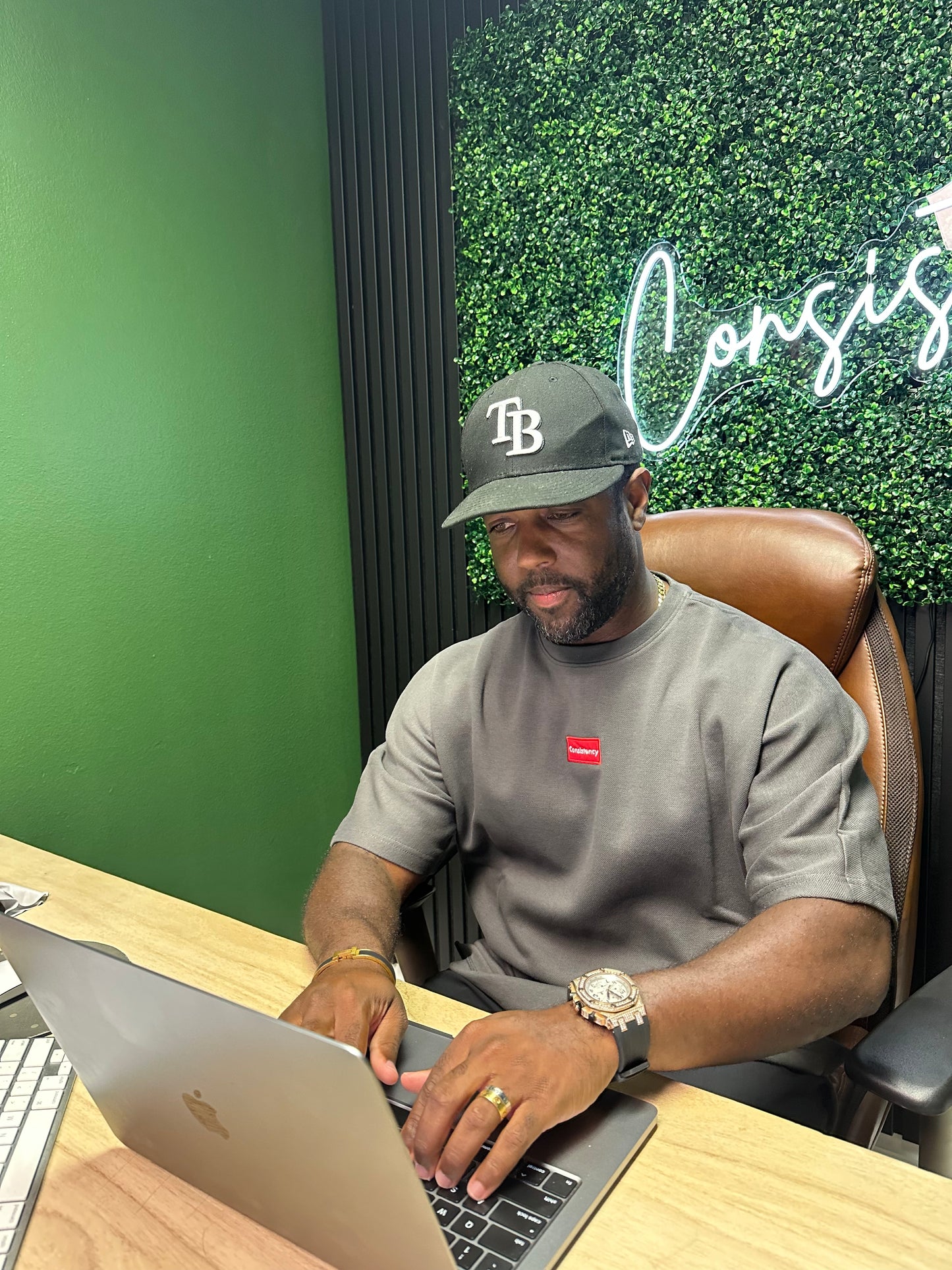 Oversized Drop-sleeve Men's Shirt