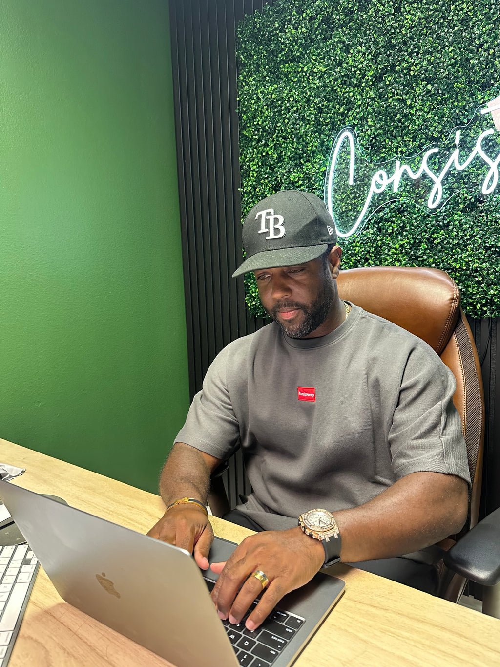 Oversized Drop-sleeve Men's Shirt